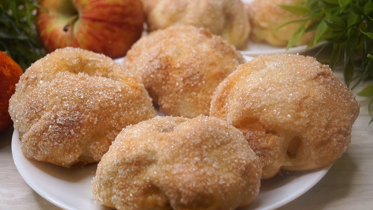 Яблочные булочки