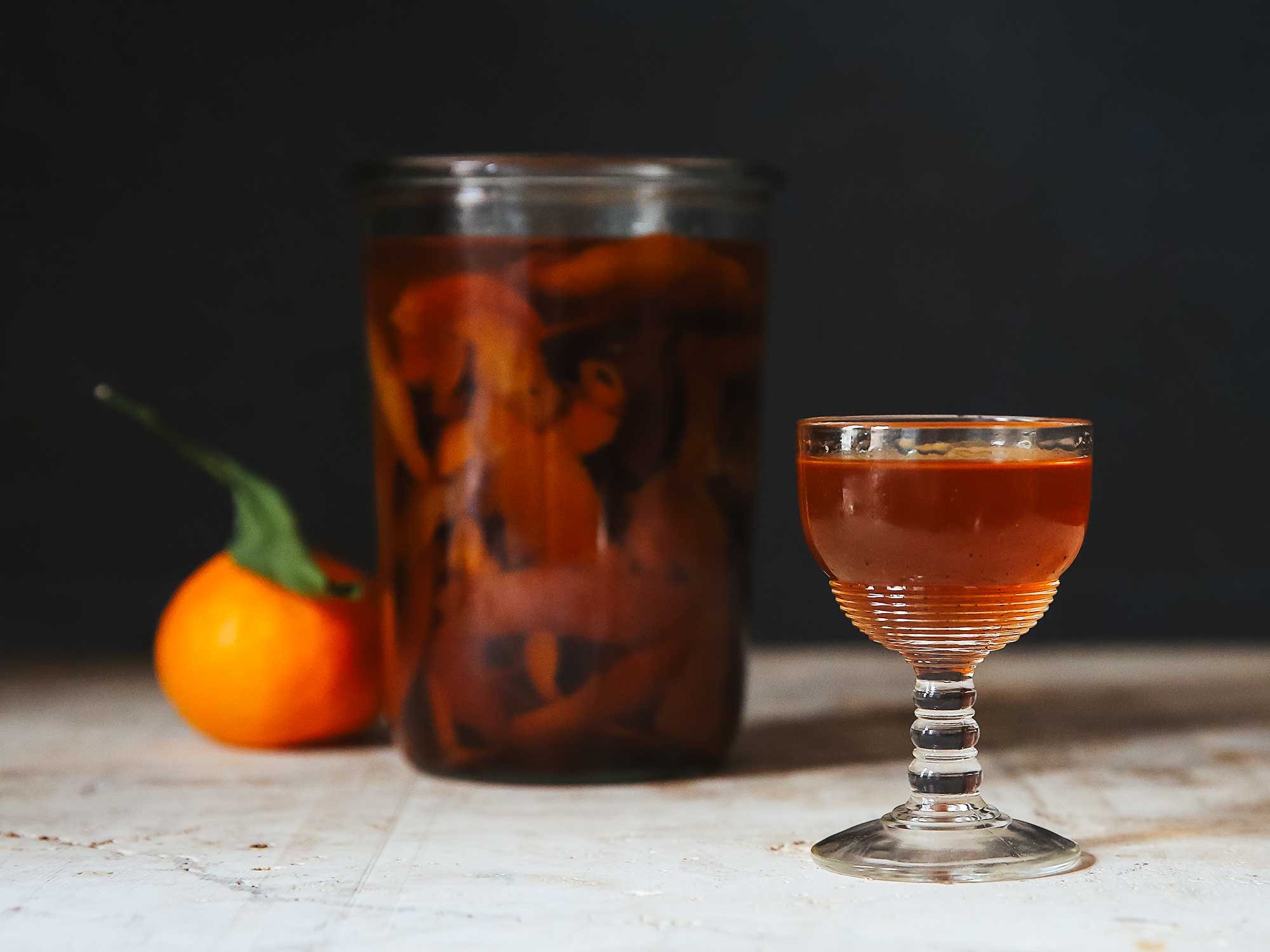 Пряный мандариновый ликёр (Spiced Clemencello)